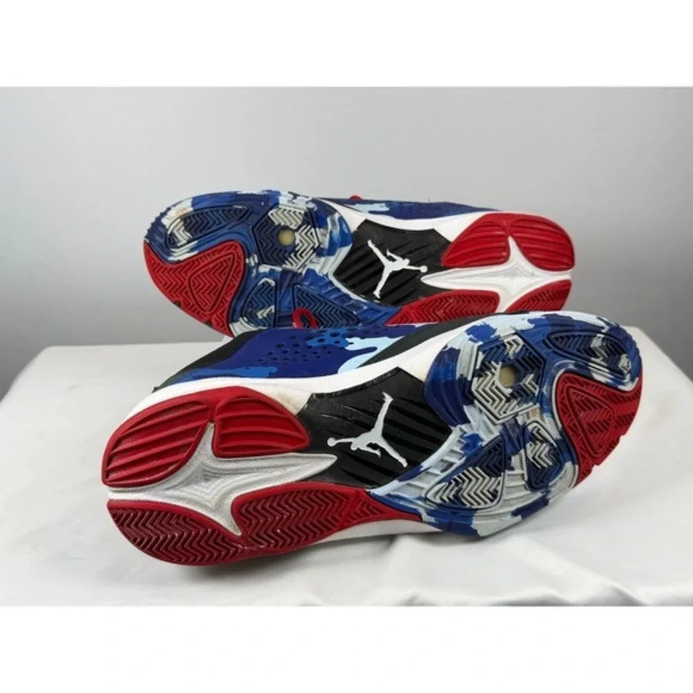 Jordan CP3.VII Clippers‎ Camo 616805-012 Men's US 14 Blue Red Black